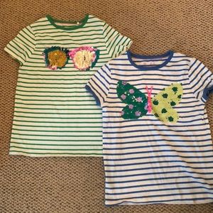 Mini Boden Sequin Shirts